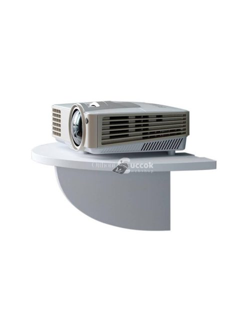 Fali polc vázáknak, virágoknak, telefon töltésre fehér matt