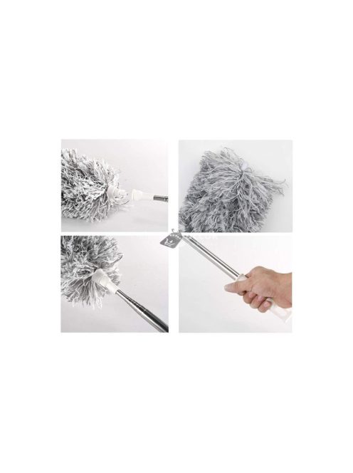 Hosszú nyéllel rendelkező teleszkópos portörlő kefe 280cm