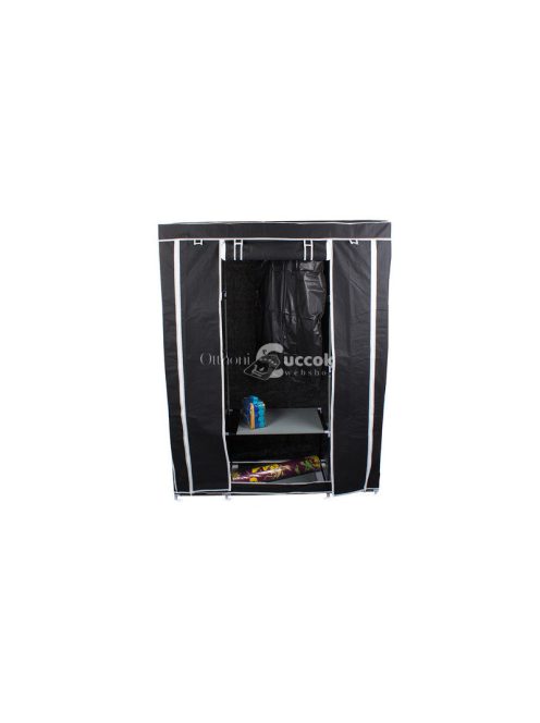 Textil összecsukható ruhásszekrény - ruhásszekrény, textil szekrény, összecsukható szekrény, tároló szekrény