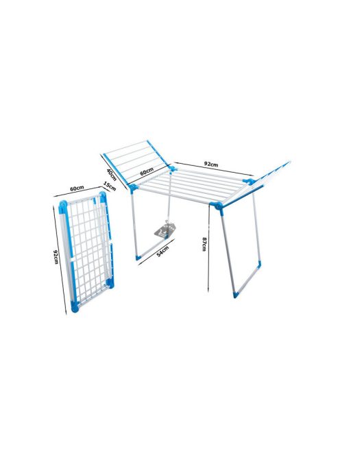 Nagy méretű ruhaszárító összecsukható - kényelmes és praktikus tárolás.