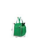 Bevásárló táska hálós kosárral és tekerőkocsival 2 darab