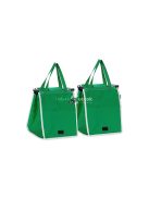 Bevásárló táska hálós kosárral és tekerőkocsival 2 darab