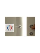 Külső ablakra ragasztható hőmérő ablak - kültéri hőmérő - ablakon kívüli hőmérő