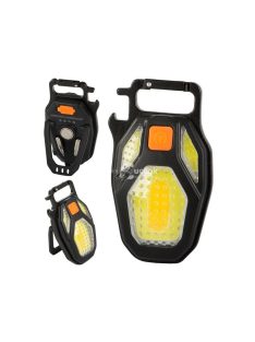 LED fényes COB kulcstartó nyitó mágneses USB zseblámpa