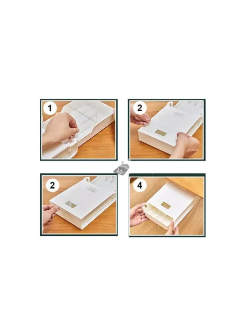 Asztali fiókos polc, kihúzható tároló irodabútor, praktikus, helytakarékos, irodaszerek