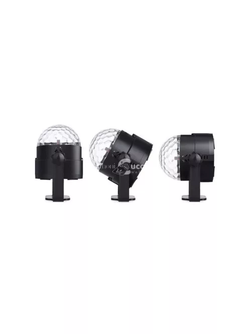 Diszkógömb LED fényeffekt RGB vetítő - Buli fényeffektek, diszkó lámpa, party vetítő