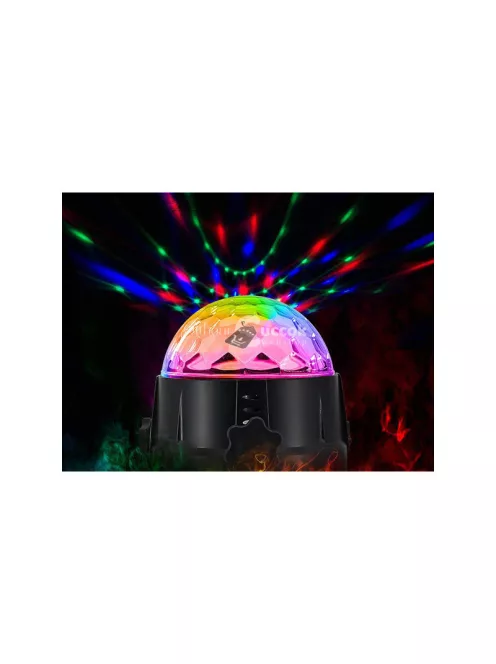 Diszkógömb LED fényeffekt RGB vetítő - Buli fényeffektek, diszkó lámpa, party vetítő