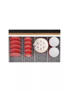 Edénytartó fiók kiegészítő fedelek tároló állvány - praktikus konyhai szervezőrendszer