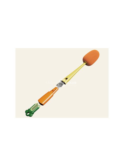 Kézi szivacsos tisztítókefe üvegekhez és üvegekhez