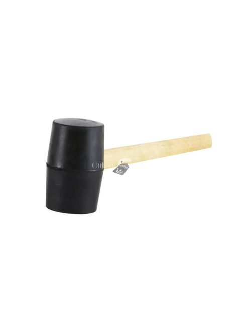 Csapágyas gumikalapács - kerti munkához, járdaszegélyekhez, könnyű használat, kíméli a kezet, csökkentett visszacsapás.