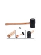 Csapágyas gumikalapács - kerti munkához, járdaszegélyekhez, könnyű használat, kíméli a kezet, csökkentett visszacsapás.