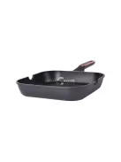 Nem tapadásmentes grill serpenyő indukciós gáz 28cm