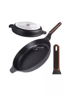   Nagy bútorozási serpenyő bevonattal, nem hűtő indukciós gáz 28cm xl