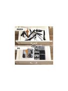 Konyhai evőeszköztartó fiókba, kétszintes rendező - praktikus konyhai kiegészítő - evőeszköztároló fiókba