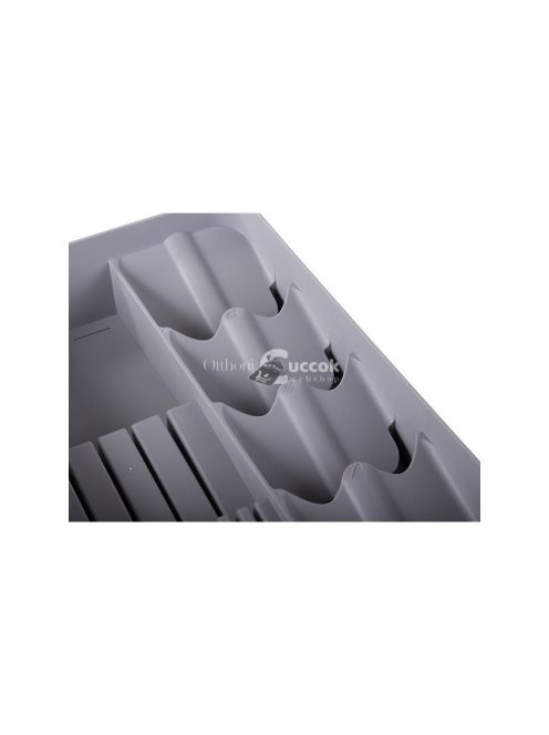 Konyhai evőeszköztartó fiókba, kétszintes rendező - praktikus konyhai kiegészítő - evőeszköztároló fiókba