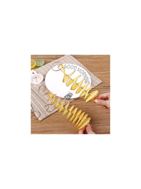 Burgonyaszirom sütőgép - ropogós krumpli sütő - házi chips sütő - burgonya szeletelő - ropogós krumpli gép