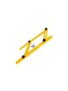 Sokoldalú sablon vonalzó szögmérő - Könnyű mérés és jelölés minden felületen.