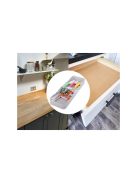 Konyhai rendezőeszköz evőeszköz fiókhoz tároló - praktikus tárolás, rendszerezés, konyhai szervezés, evőeszköz tárolás