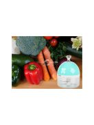 Elektromos fokhagyma zöldségaprító - gyors és hatékony konyhai segédeszköz.