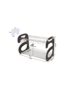 Kétszintes álló mosogatószárító állvány