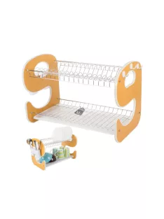 Edénytartó szárító állvány dupla emeletes