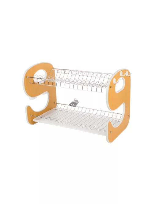 Edénytartó szárító állvány dupla emeletes