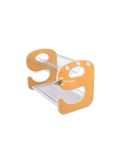 Edénytartó szárító állvány dupla emeletes