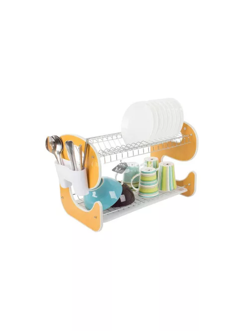 Edénytartó szárító állvány dupla emeletes