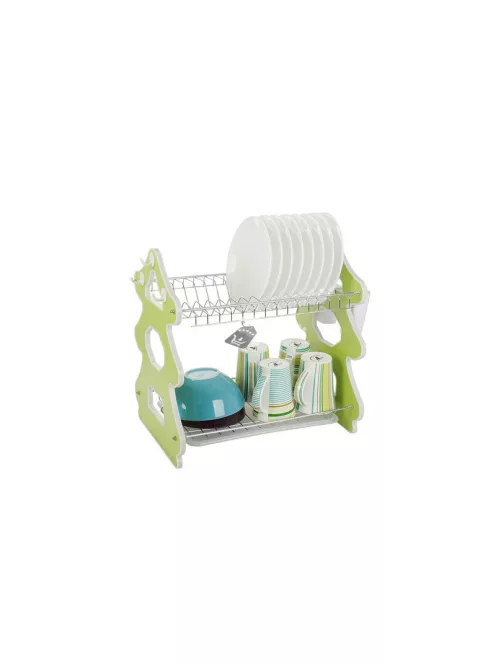 Edény szárító állvány dupla emeletes