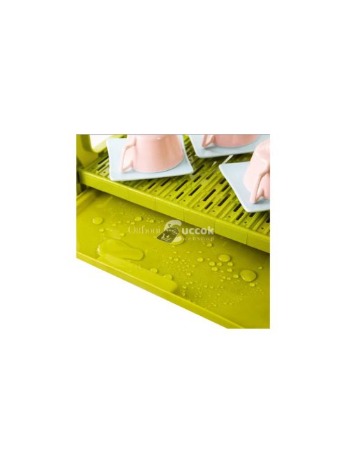 Nagy 3 szintes edény szárító állvány - Konyhai edénytartó szárító 3 polccal