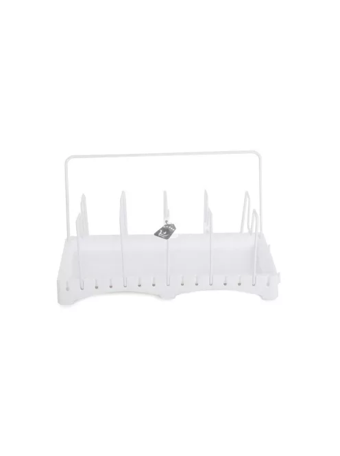 Edény szárító, fedőtartó és csepegtető - praktikus konyhai segédeszközök.