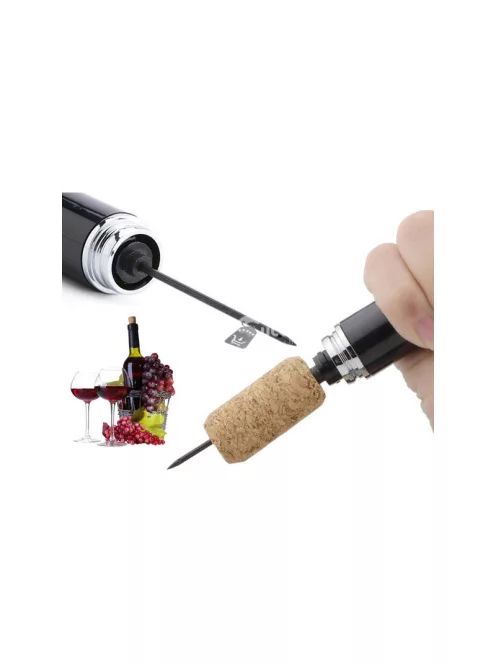 Borosüveg nyitó dugóhúzó pneumatikus vágó