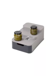   Konyhai szervező kosár háromszintes fiókkal - praktikus tárolás, rendszerezés, könnyű hozzáférés