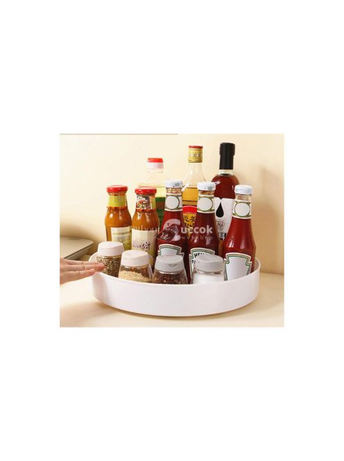 Forgatható konyhai szervező fűszeres tálca