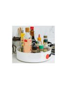 Forgatható konyhai szervező fűszeres tálca