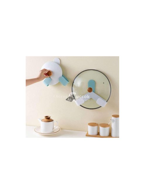 Konyhai függő tároló fedőknek - praktikus konyhai kiegészítő, könnyű rendszerezni a fedőket.