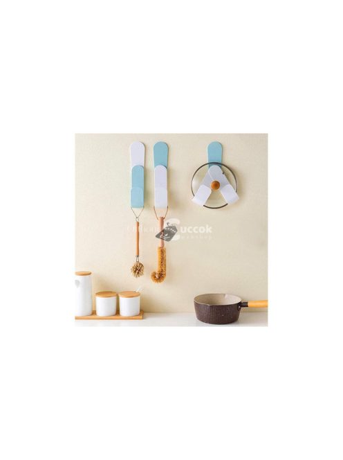 Konyhai függő tároló fedőknek - praktikus konyhai kiegészítő, könnyű rendszerezni a fedőket.