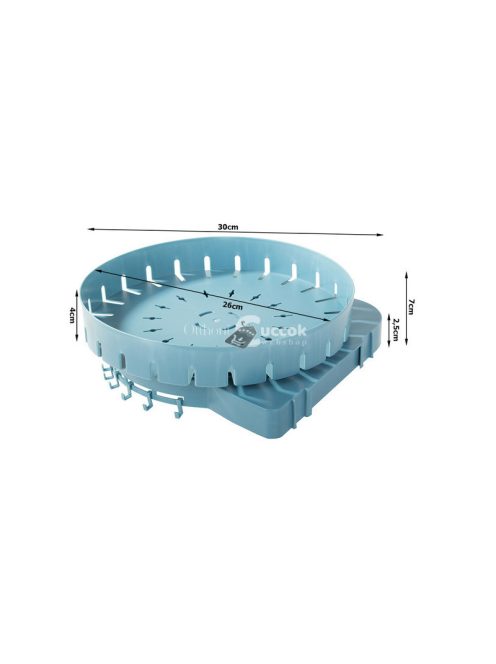 Fürdőszobai forgó polc konyhai szervező