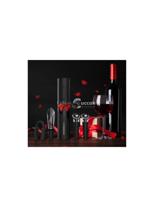 Elektromos dugóhúzó bort nyitó szettKulcsszavak: elektromos, dugóhúzó, bor, nyitó, szett