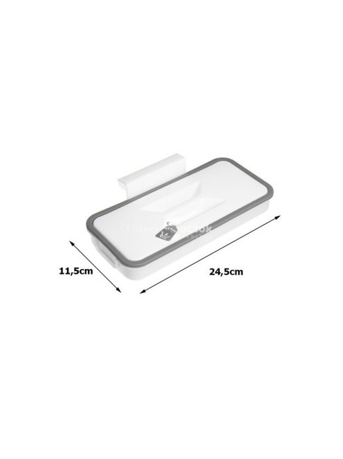 Szemeteskosár felfüggesztő kapoccsal