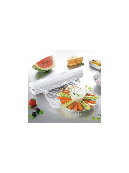 Konyhai fólia adagoló vágóval - praktikus konyhai eszköz - konyhai fólia tároló - fóliavágó - konyhai segédeszköz