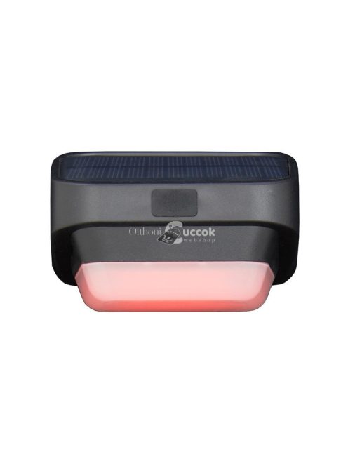 Napelemes kertészeti LED lámpa színes fényű, lépcsőre, teraszra, kerítésre, alkonyatérzékelővel