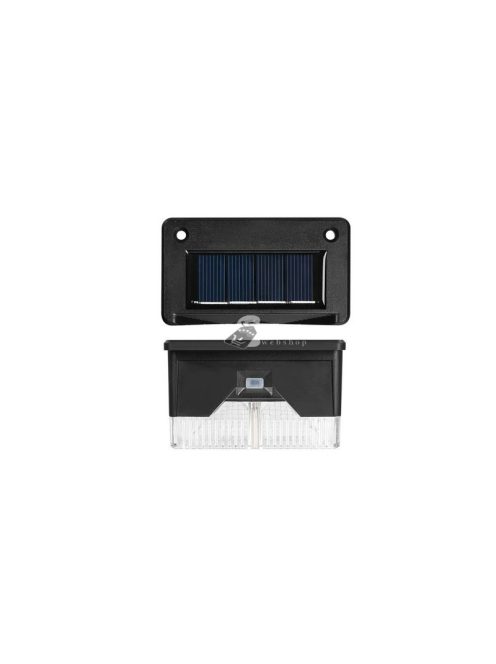 Napelemes lámpa 4 db LED kert lépcső terasz kerítés éjjeli fényérzékelővel