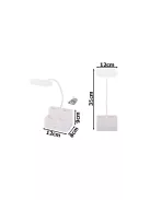 Iskolai íróasztali lámpa 24 LED-del és tárolóval