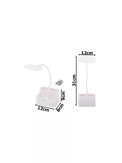 Iskolai íróasztali lámpa 24 LED-del és tárolóval