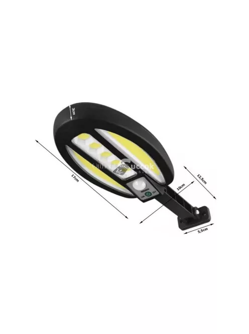 95 LED-es napelemes lámpa szürkülettől hajnalig érzékelővel