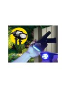 Napelemes kert lámpa vezérelt LED lámpa színekkel