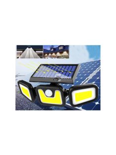   Napenergiás lámpa 100 COB LED-del és alkonyat érzékelővel