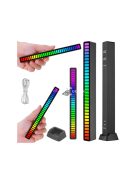 Hangvezérelt USB LED többszínű neon RGB LED világítás