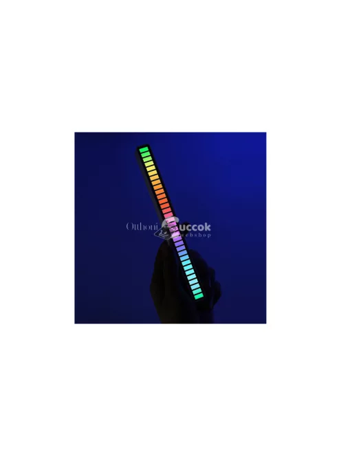 Hangvezérelt USB LED többszínű neon RGB LED világítás
